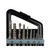 Forney 10-Piece Left Hand Drill Bit and Spiral Screw Extractor Set (20512)