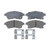 AC Delco 14D1522CHF1 Ceramic Front Disc Brake Pad Kit