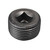 1/8 inch black malleable iron pipe plug