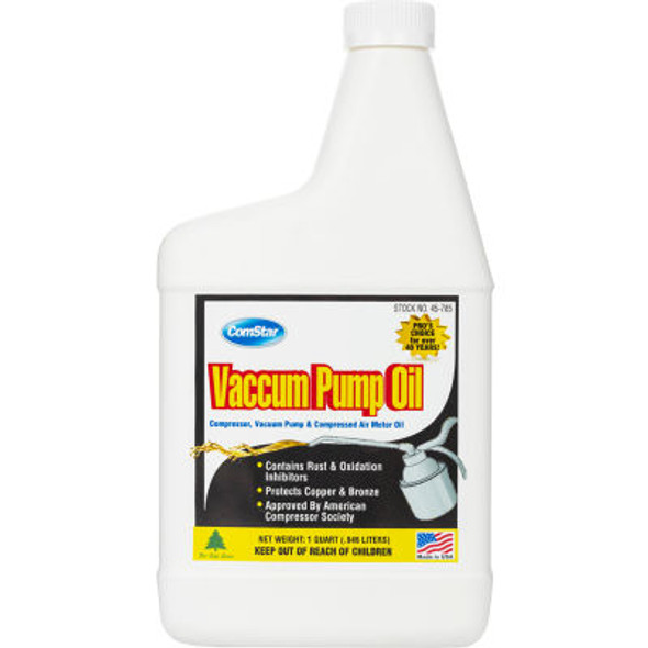 COMSTAR VACUUM PUMP OIL -- NET 1 Quart (.946 Liters)
