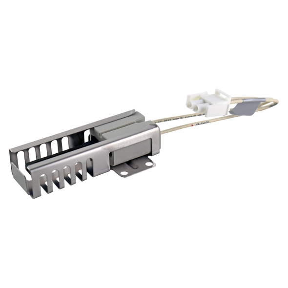 (ERP) DG94-00520A -- SAMSUNG GAS RANGE OVEN IGNITER

Oven burner igniter DG94-00520A ignites the gas to light the oven burner.

Unplug the range or shut off the house circuit breaker for the range before installing this part. Wear work gloves to protect your hands.