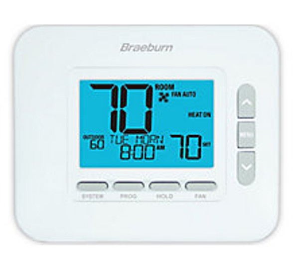 Premier Series Universal Programmable Thermostat, Conventional Heat Pump, 2 Heat / 1 Cool Heat Pump; 1 Heat / 1 Cool