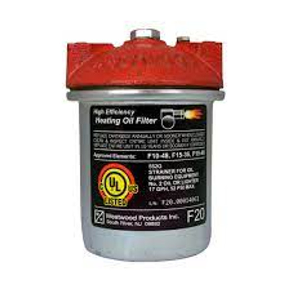 WESTWOOD -- F25 CAST IRON FUEL OIL COMPLETE FILTER w/ EPOXY-coated Canister
