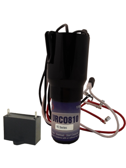 SUPCO -- URCO810RC ULTIMATE SERIES HARD START RELAY, OVERLOAD, START & RUN CAPACITOR, 1/12-1/5 HP, 4.05 AMPS RLA (115V) APPLICATION FOR RESIDENTIAL REFRIGERATION