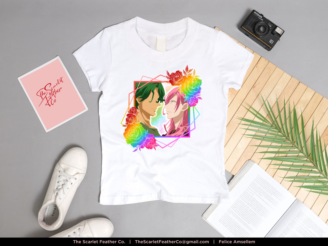 BOLD Cherry x Joe ~PRIDE~ Sk8 the Infinity T-Shirt - The Scarlet