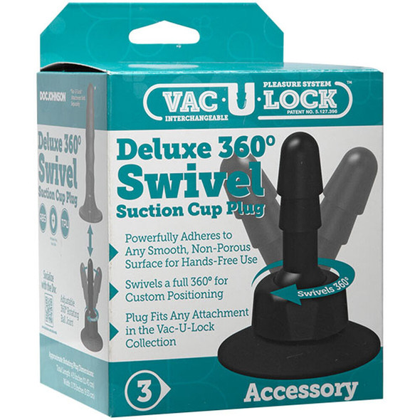 Vac-U-Lock Deluxe 360 Swivel Suction Cup