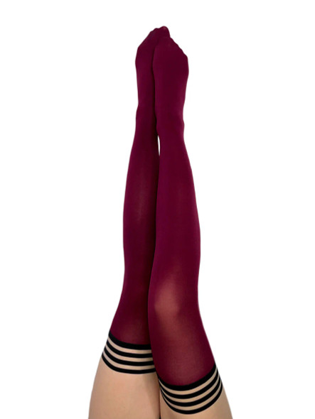 Heather Opaque Thigh Highs