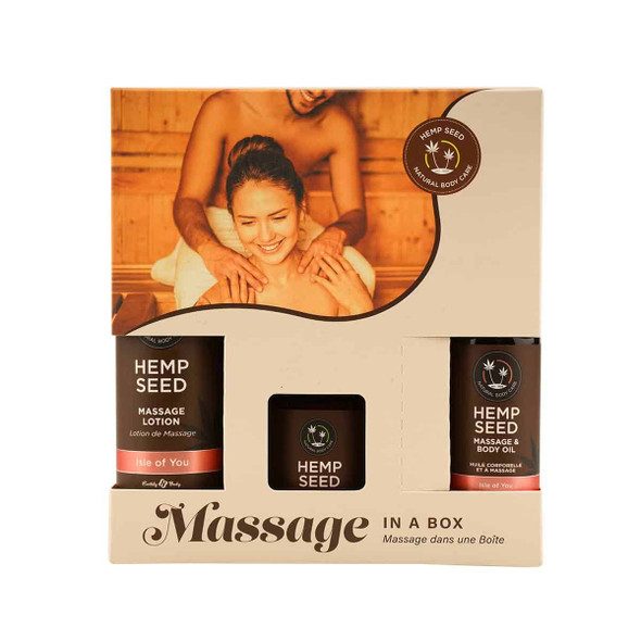 Hemp Seed Massage In A Box Kit