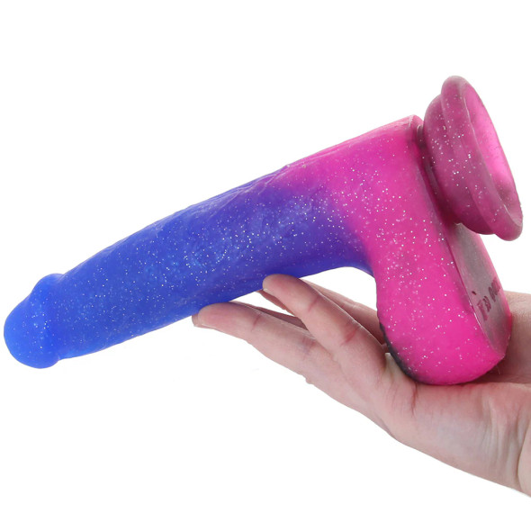 8.5" Milky Way Bendable Vibrating Cosmic Dildo