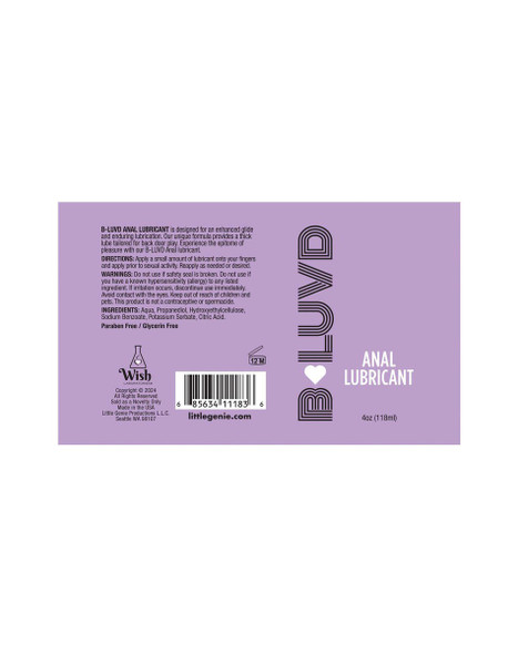 Anal Lubricant 4oz.