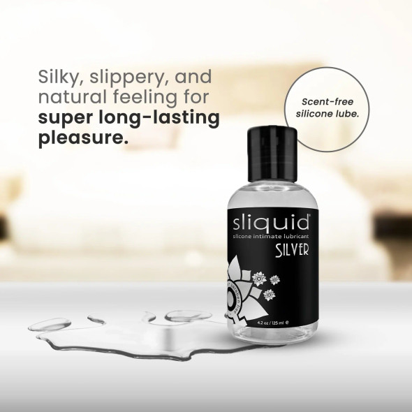 Silicone Intimate Lubricant - Silver
