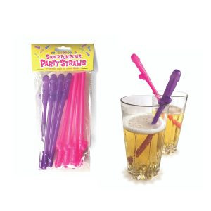 Super Fun Penis Party Straws