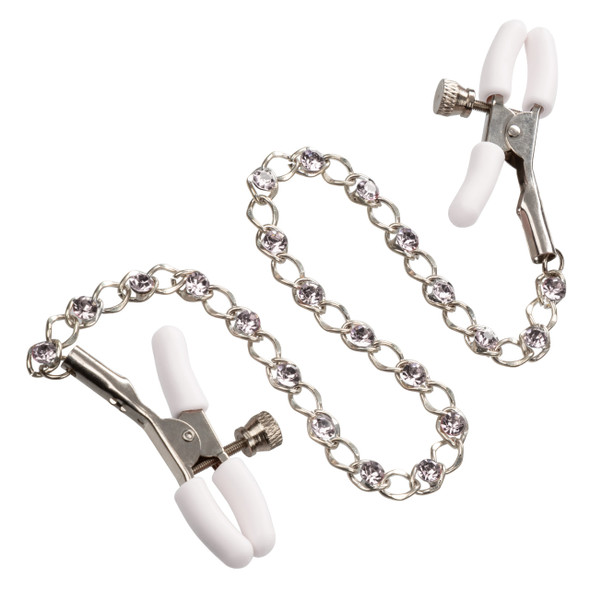 Crystal Chain Nipple Clamps