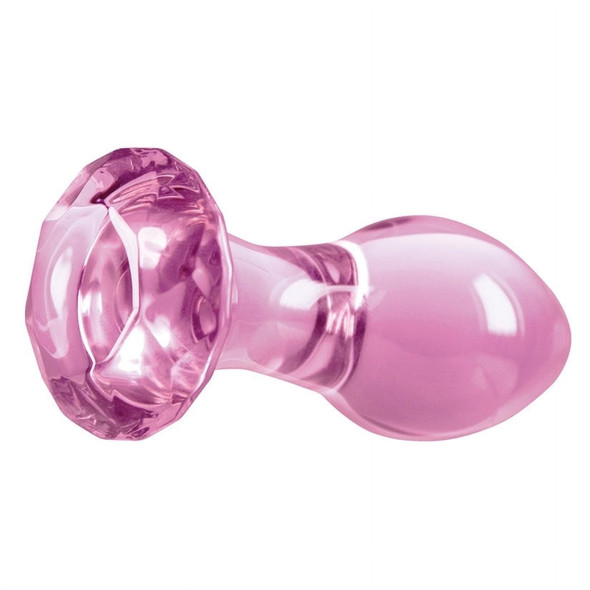 Crystal Gem Shaped Glass Plug