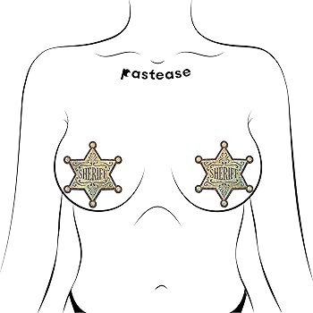 Sheriff Nipple Pasties