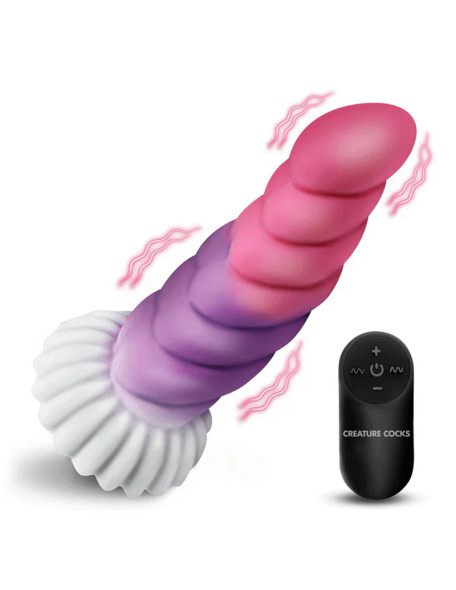 Cloud Rider Vibrating Silicone Dildo