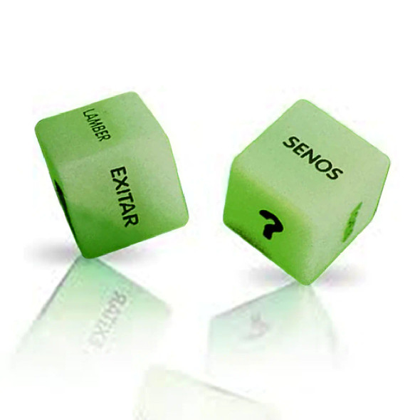 Glow In The Dark Foreplay Dice(spanish)