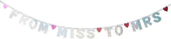 From Miss To Mrs. Party Banner