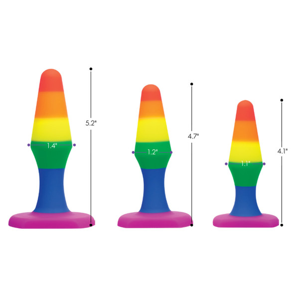 Rainbow Ready Anal Trainer Set