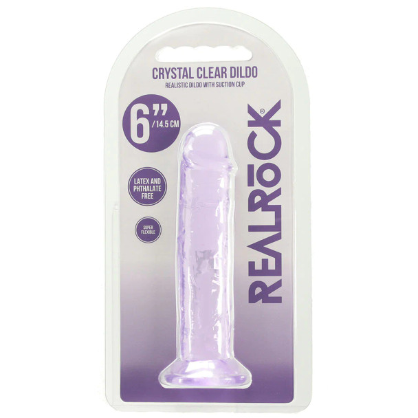 Crystal Clear Jelly 6" Dildo