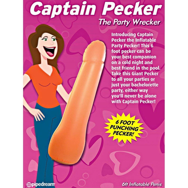 Captain Pecker 6ft. Inflatable Party Pecker