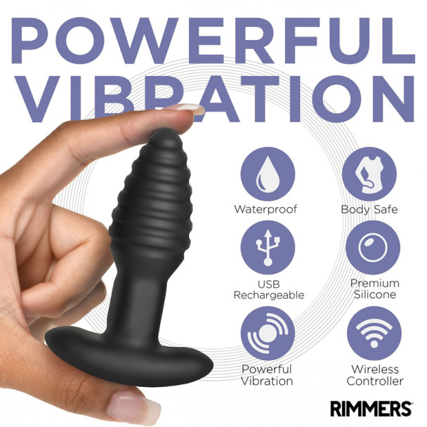 Vibrating Rimming Plug w/ Remote
