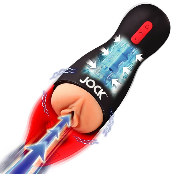 Sucking & Vibrating Pussy Masturbator