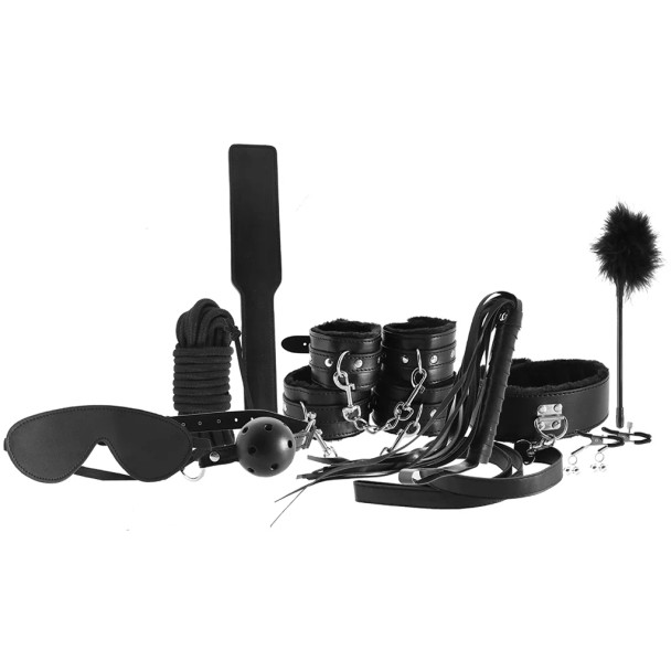 10pc. Plush Bondage Set
