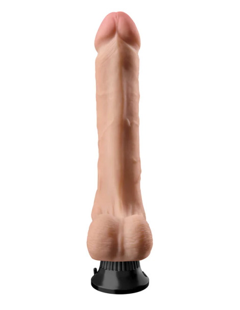 12" Vibrating Dildo w/ Suction Cup
