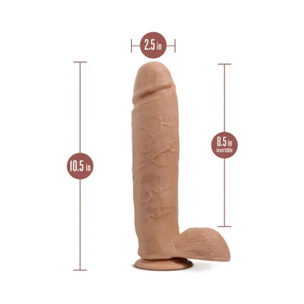 10" Au Naturel Dual Density Dildo