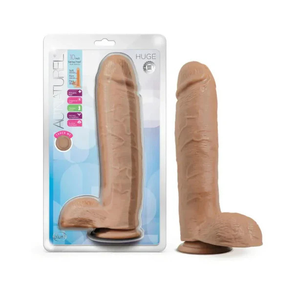 10" Au Naturel Dual Density Dildo