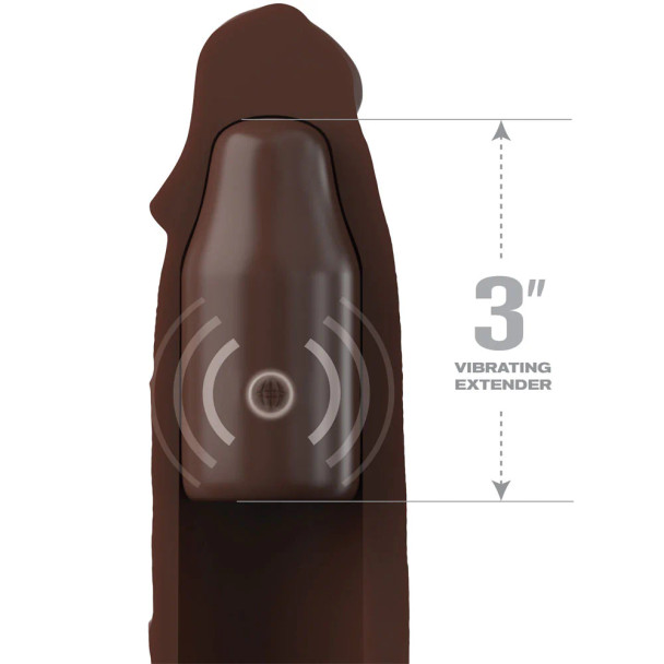 Elite 3" Vibrating Extension w/ Remote