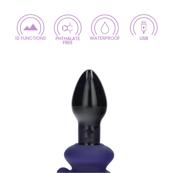 Vibrating Glass Massager Plug