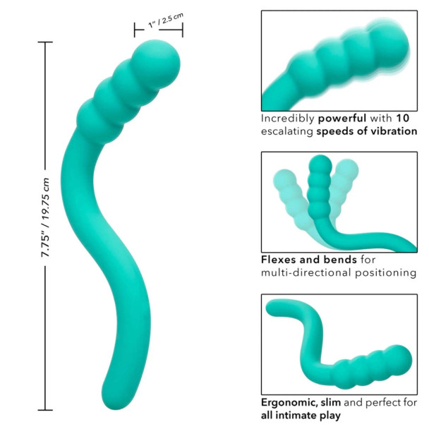 Bubbly Dual Ended Flexible Vibrator