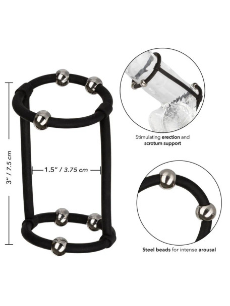 Steel Beaded Silicone Enhancer Cage