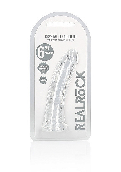 6" Crystal Clear Dildo