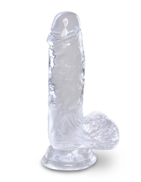 King Cock Clear 5" Cock w/ Balls