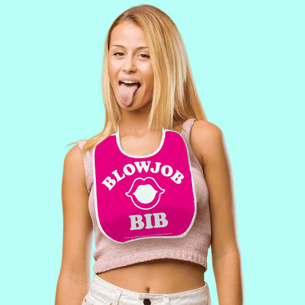 Blow Job Bib-Pink