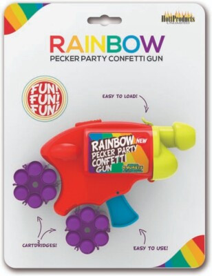 Rainbow Pecker Confetti Gun