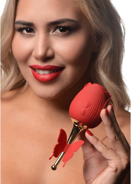 Sucking Rose w/ Butterfly Teaser