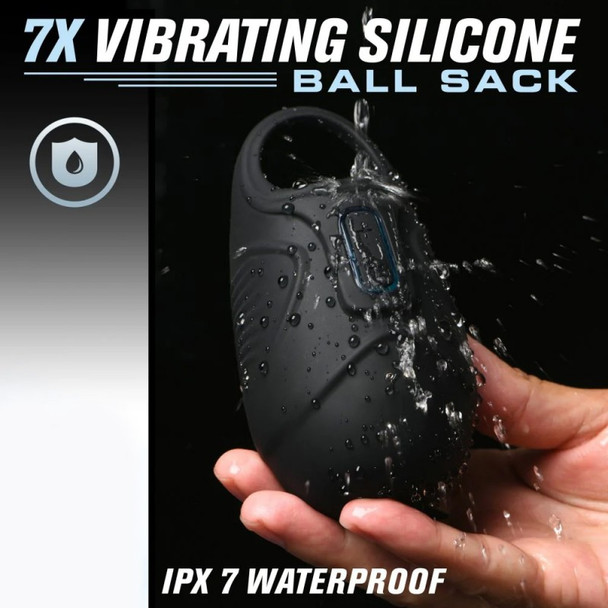 7X Vibrating Silicone Ball Sack Massager