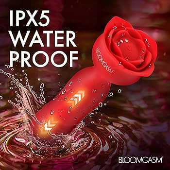 Rose Delight Silicone Thrusting Vibrator