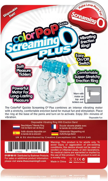 Color Pop Vibrating Ring