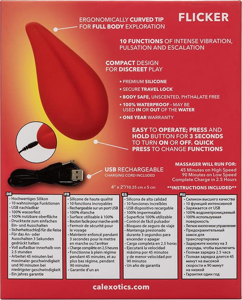 Red Hot Flicker Vibrator