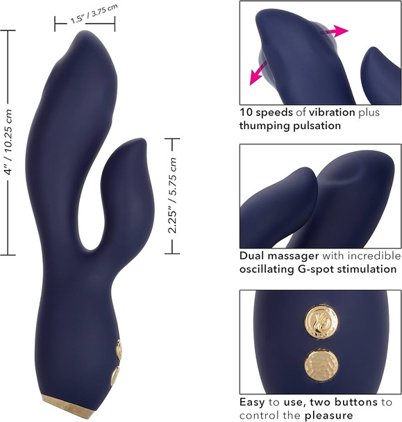 Chic Lilac Silicone Rabbit Vibrator