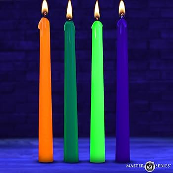 Glow Max Blacklight Reactive Drip Candles