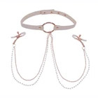 Peaches 'N Creame Collar w/ Nipple Clamps