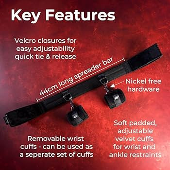 Ankle Spreader Bar w/ Wrist Cuffs