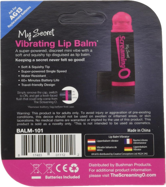 Vibrating Lip Balm