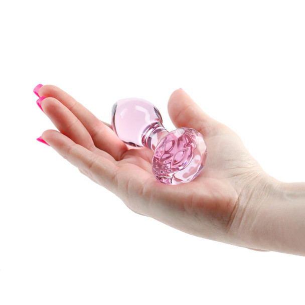 Crystal Gem Shaped Glass Plug